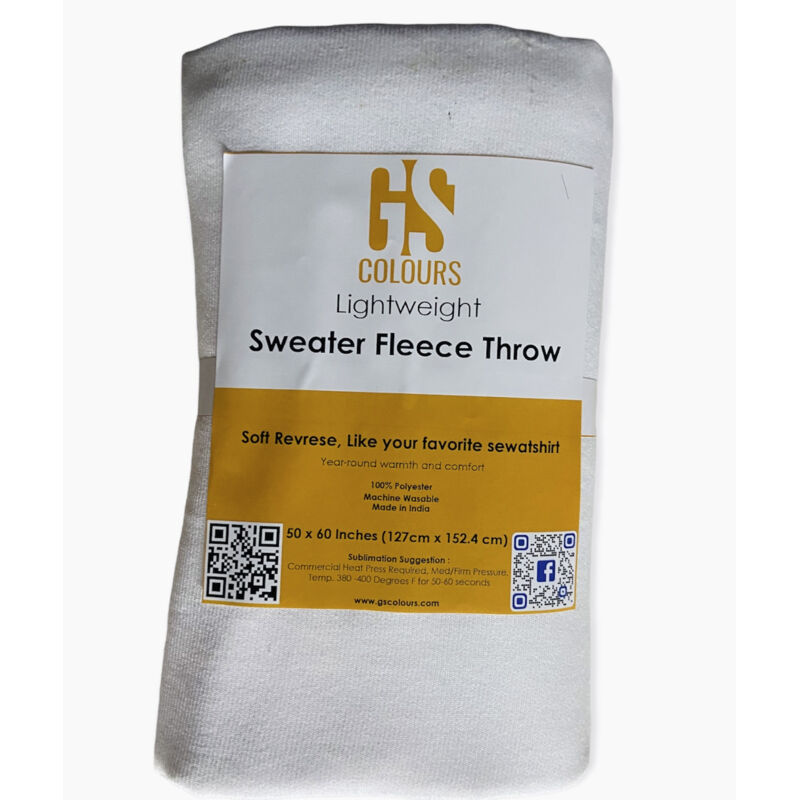 Sublimation Fleece Sweat Blanket Thumbnail