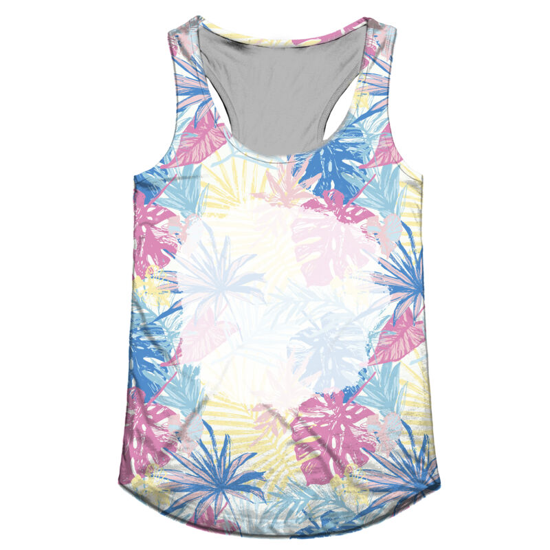 Summer Faux  Racer Back Singlet  Thumbnail