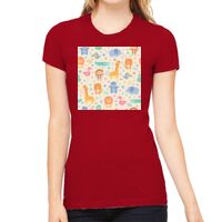 Women's Round Neck Slim Fit Tee Thumbnail